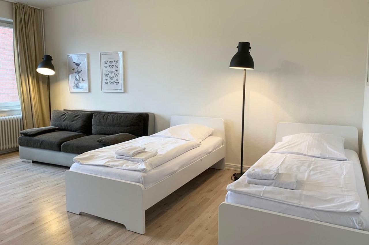 City-Appartements Nordkanalstrasse - Monteurunterkunft هامبورغ الغرفة الصورة